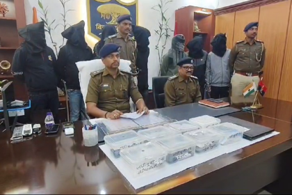 कटिहार पुलिस ने रंगदारी वसूलने वाले सात आरोपी को किया गिरफ्तार