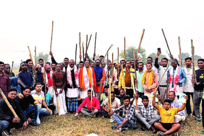 तिरुलडीह में पारंपरिक फोदी खेल का हुआ आयोजन, दर्जनों खिलाड़ी हुए पुरस्कृत