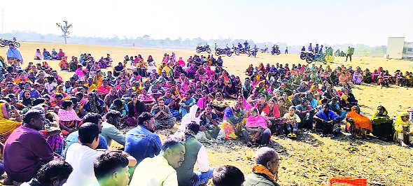 श्री राम पावर प्लांट के खिलाफ ग्रामीणों ने की सभा, प्रदूषण को लेकर नाराजगी